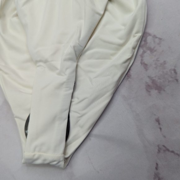 Good American Swim Bottom Women Ivory White Tiny Ties Bikini Swimsuit - Picture 3 of 12